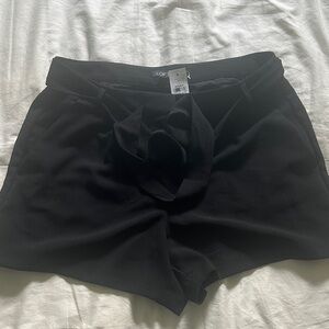 NWT - LOFT Women's High Waist Black Shorts